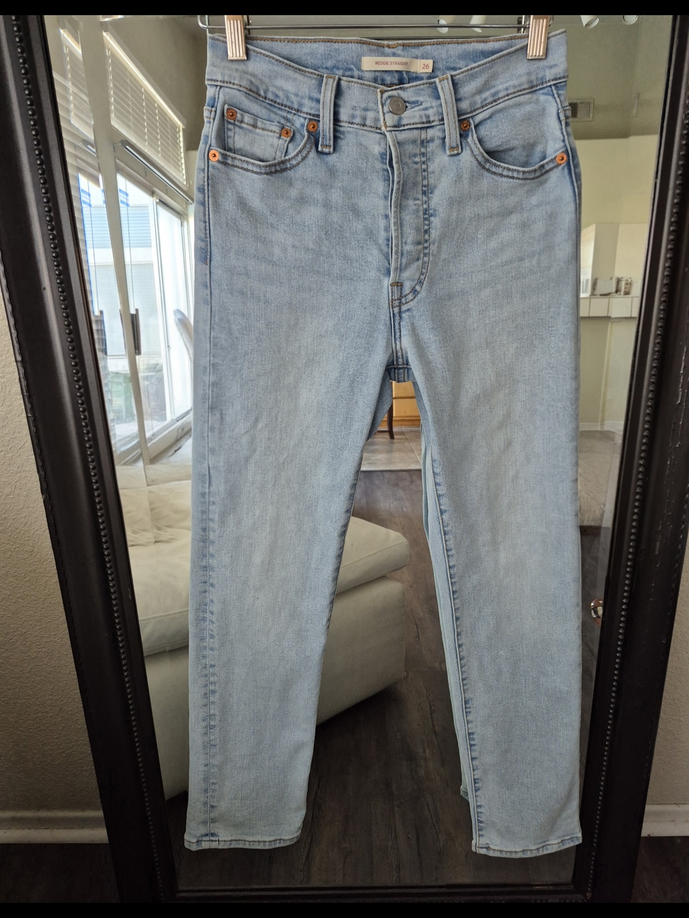 💕Levi's Wedgie Straight Jeans Size 26x28💕